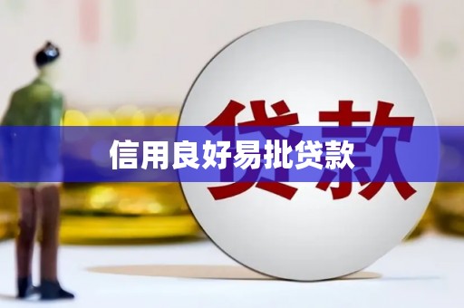 印江信用良好易批贷款