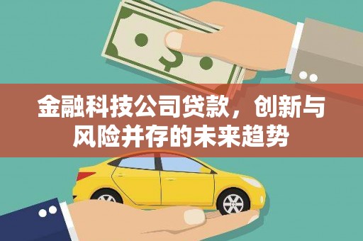 印江金融科技公司贷款，创新与风险并存的未来趋势