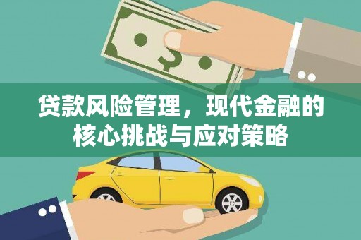 印江贷款风险管理，现代金融的核心挑战与应对策略