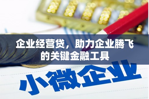 印江企业经营贷，助力企业腾飞的关键金融工具