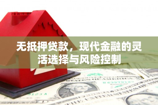 印江无抵押贷款，现代金融的灵活选择与风险控制