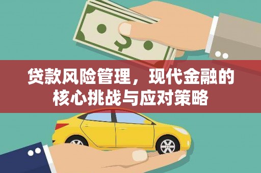 印江贷款风险管理，现代金融的核心挑战与应对策略